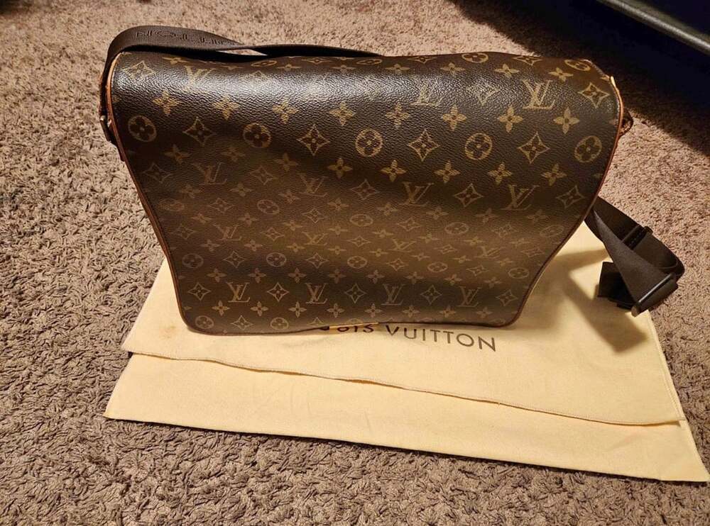 Louis Vuitton Monogram Abbesses Messenger Bag Brown Canvas